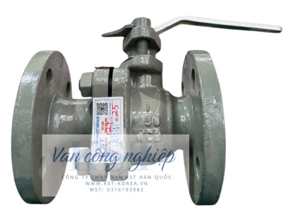 Van Bi Mặt Bích Thép WCB KST - Image 2