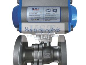 Van Bi Mặt Bích Điều Khiển Khí Nén KST AT
