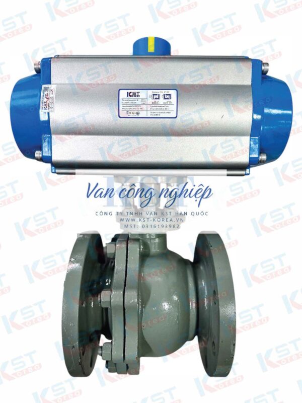Van Bi Mặt Bích Điều Khiển Khí Nén KST AT - Image 6