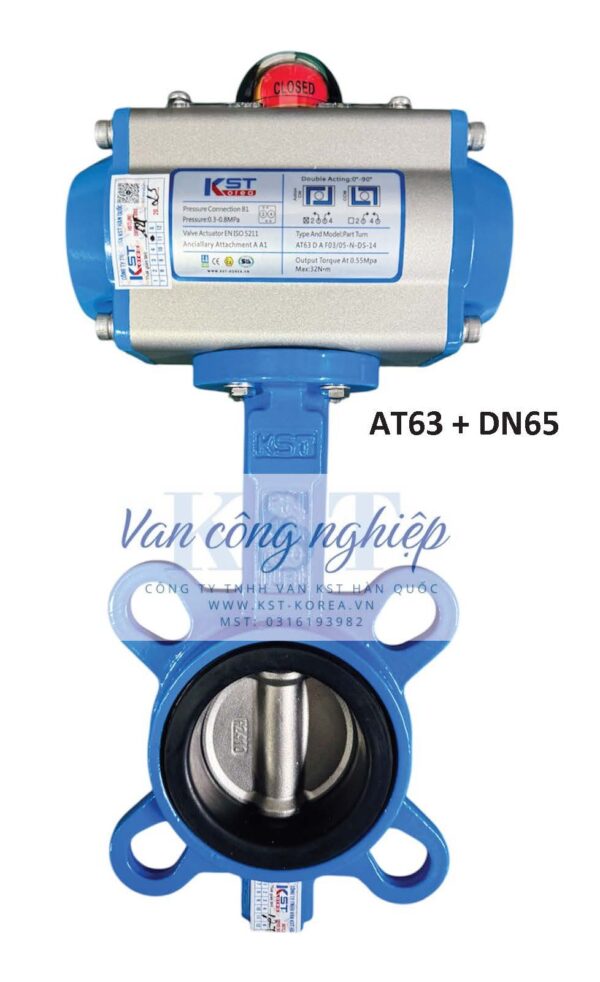 Van Bướm Gang Khí Nén KST-AT - Image 2