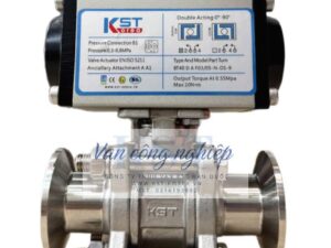 Van Bi Nối Clamp Khí Nén KST