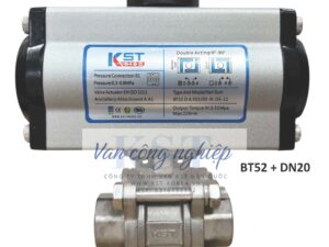 Van Bi Nối Ren Điều Khiển Khí Nén KST-BT