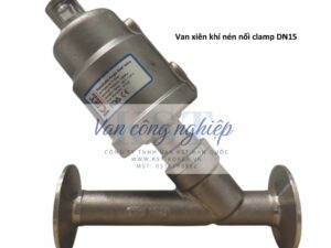 Van xiên khí nén nối clamp KST