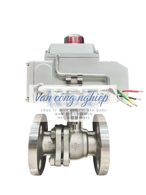 Van bi mặt bích điều khiển điện KST - Image 2