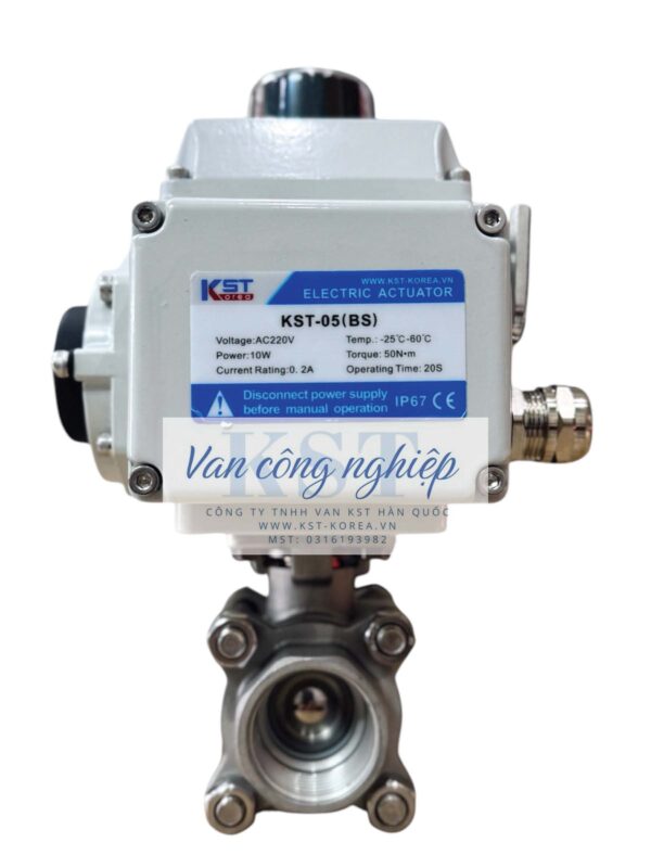 Van Bi Nối Ren Điều Khiển Điện KST