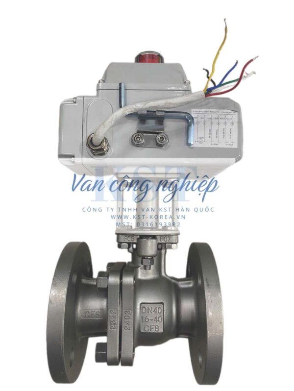 Van bi mặt bích điều khiển điện KST - Image 4