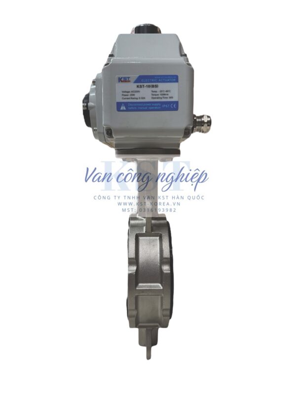 Van Bướm Inox Điều Khiển Điện KST - Image 4
