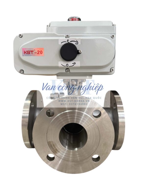 Van bi mặt bích điều khiển điện KST - Image 7