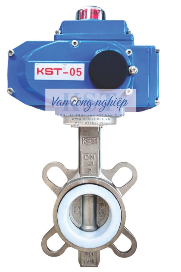 Van Bướm Inox Điều Khiển Điện KST