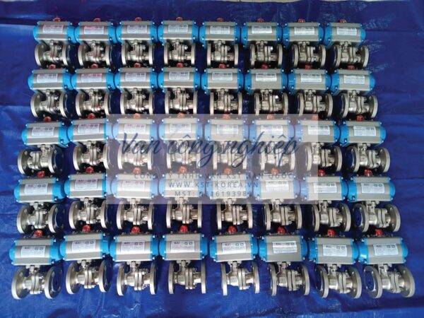 Van Bi Mặt Bích Điều Khiển Khí Nén KST AT - Image 7