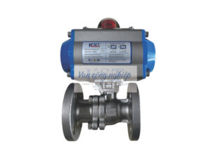 Van Bi Mặt Bích Điều Khiển Khí Nén KST AT