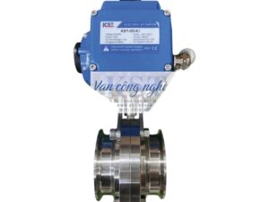 Van Bướm Inox Vi Sinh Điều Khiển Điện KST