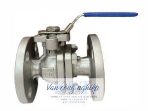 Van Bi Inox Mặt Bích Tay Gạt