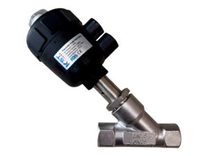 Van xiên khí nén nối ren (đầu nhựa)