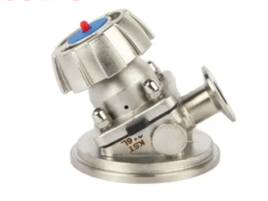 Van màng xả đáy tay quay Inox